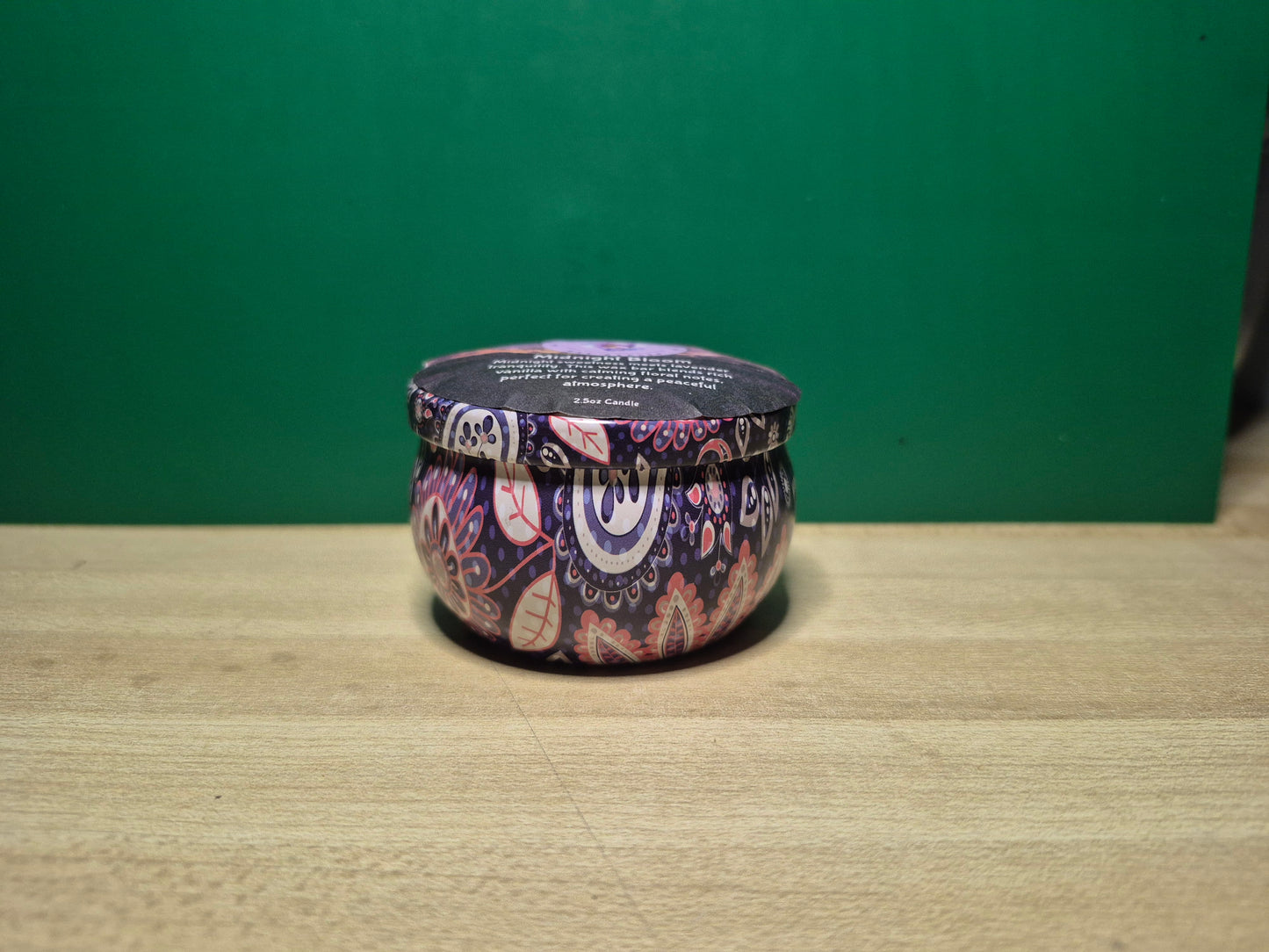 Midnight Bloom Candle