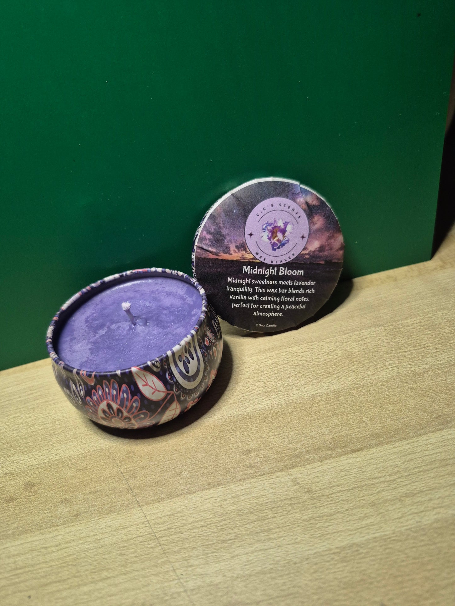 Midnight Bloom Candle
