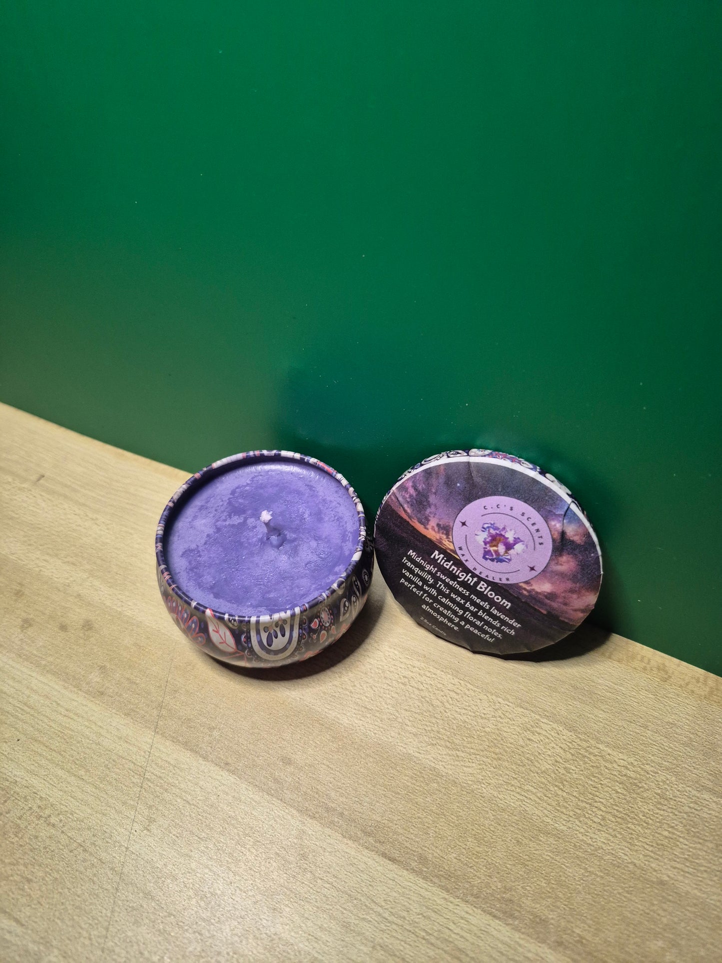 Midnight Bloom Candle
