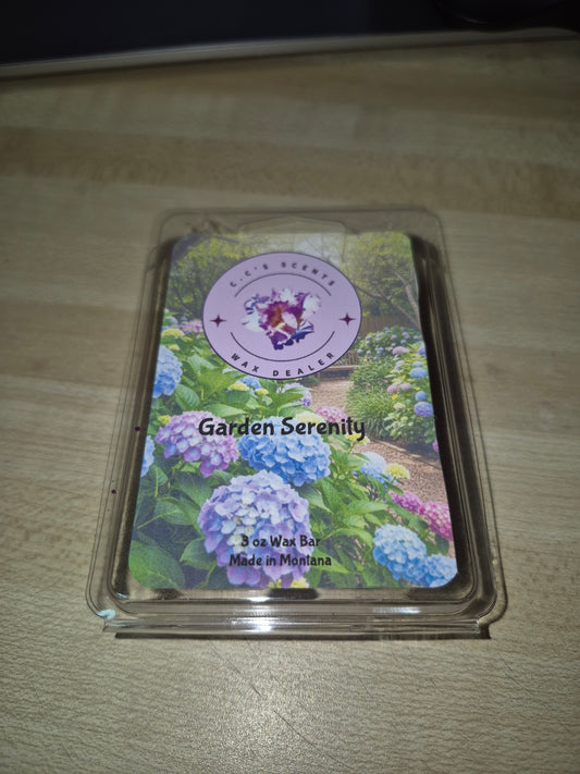 Garden Serenity wax melt bar