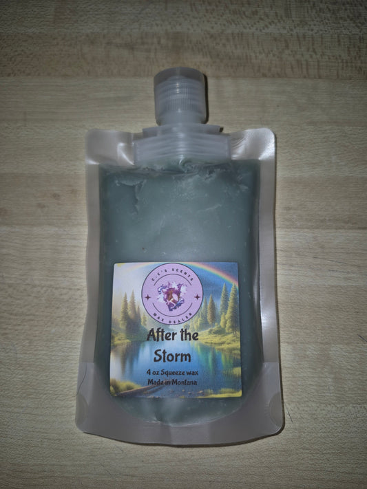 After the storm squeezable wax melts