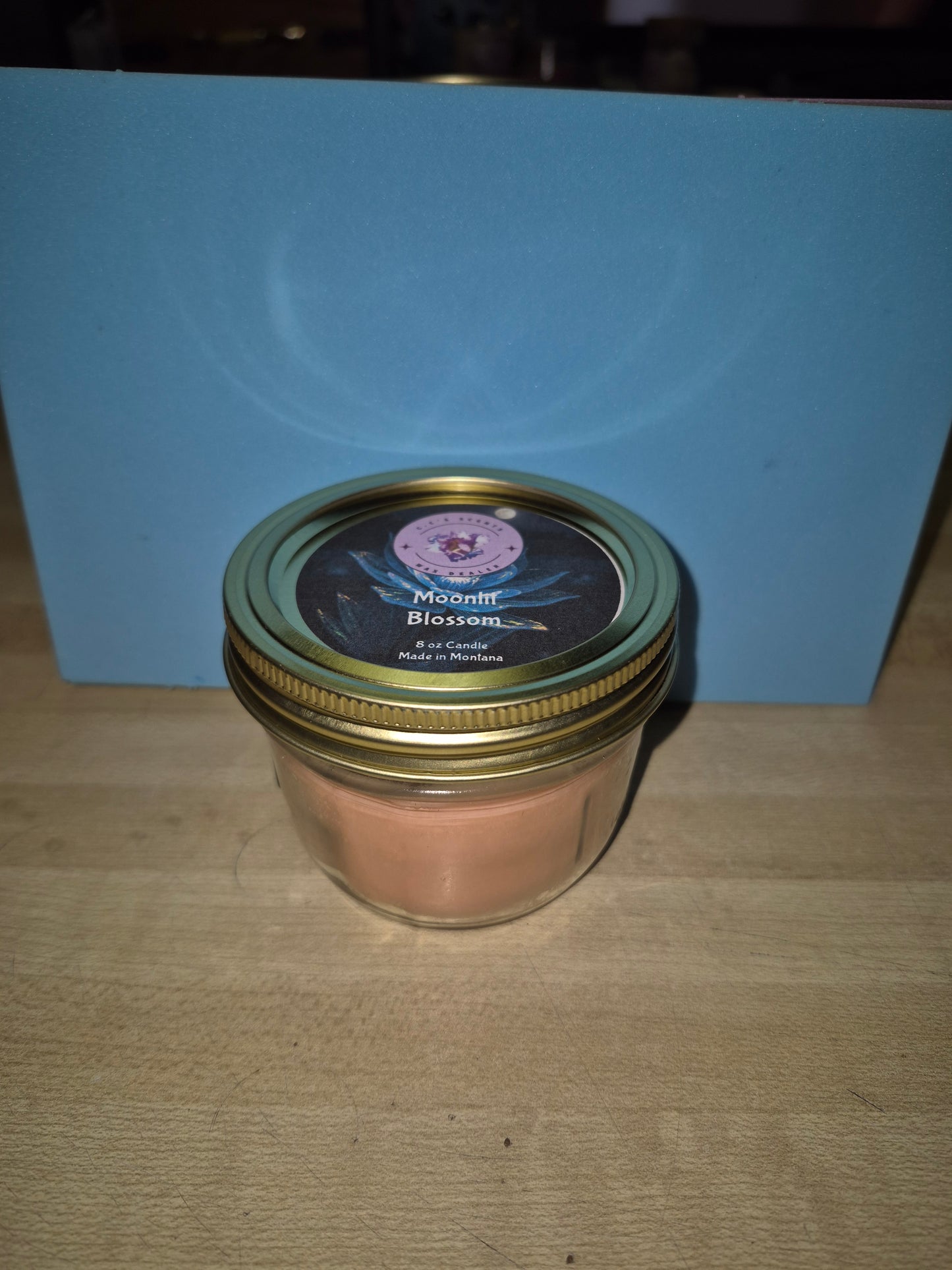 Moonlit Blossom Candle