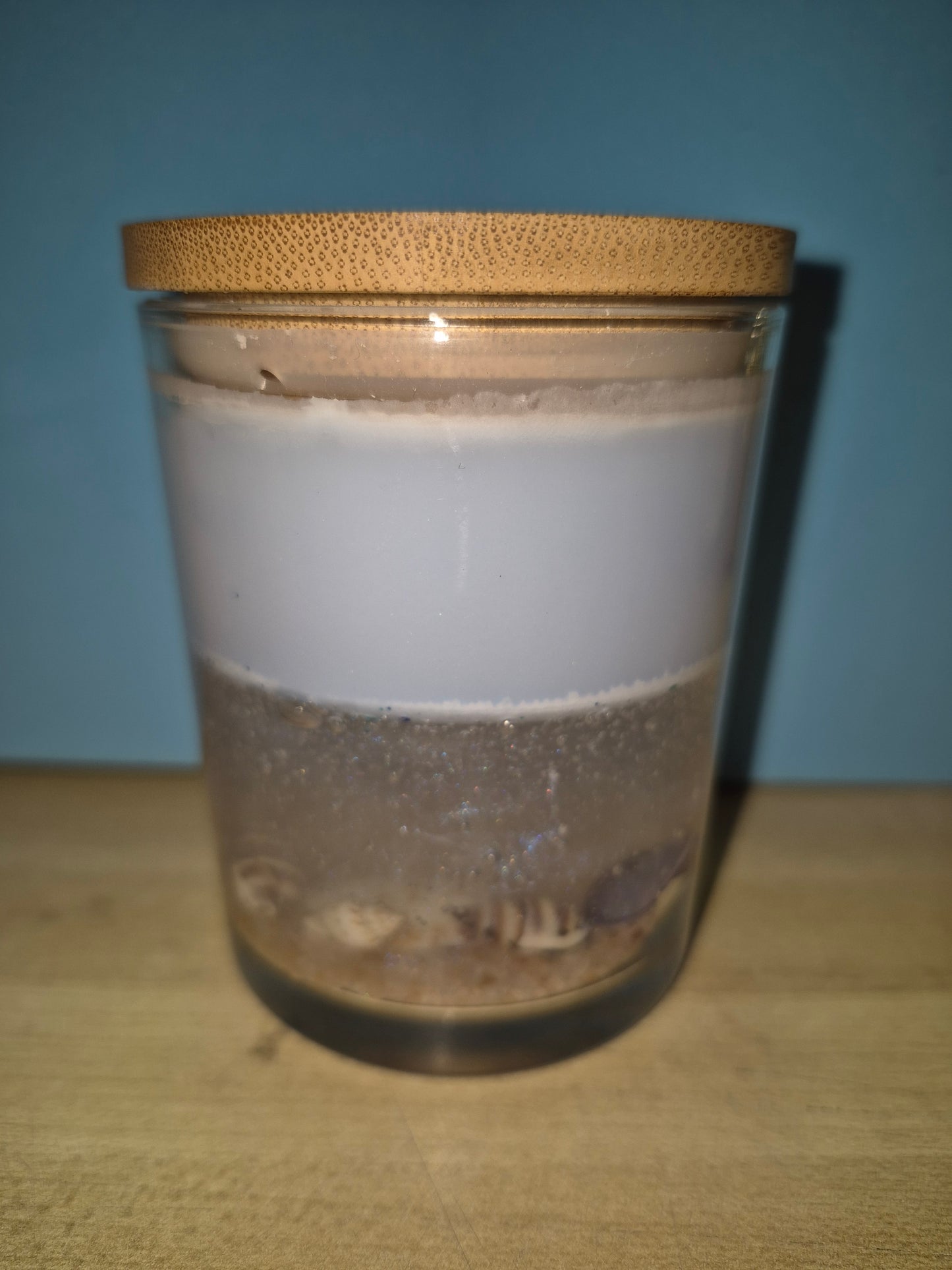Vacation Vibes Candle with Sand and Sea Shells